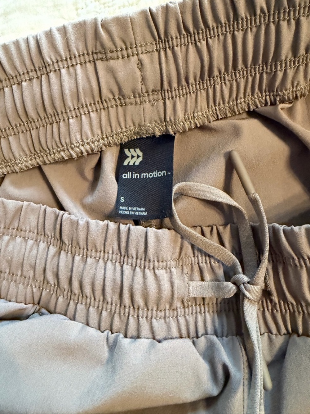 all in motion Taupe Drawstring Jogger Pants